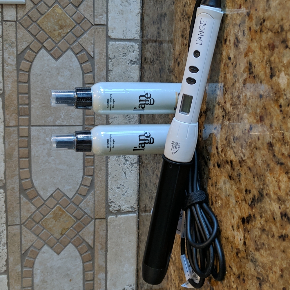 L'ange 1.25" (32MM) Titanium Curling Wand and Extended Detangler